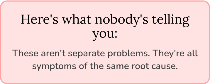 Symptoms vs Root Cause chart