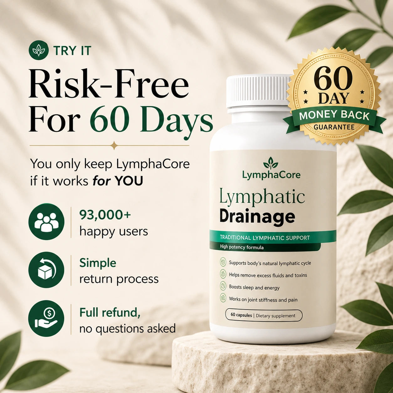 Lymphatic Drainage Support Capsules